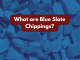 What are blue slate chippings